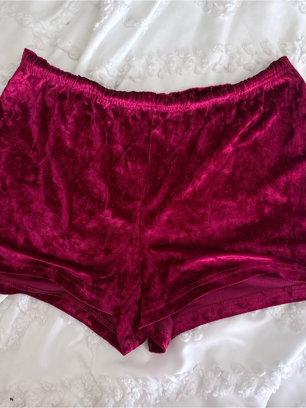 Nicole Miller Velvet Lounge Shorts
